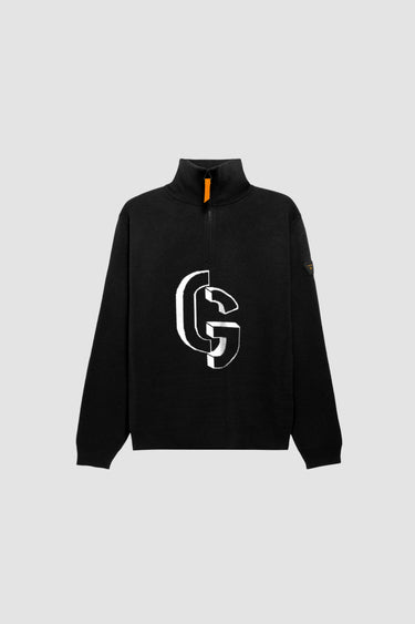 PULL MIXTE LEWIS NOIR NOIR