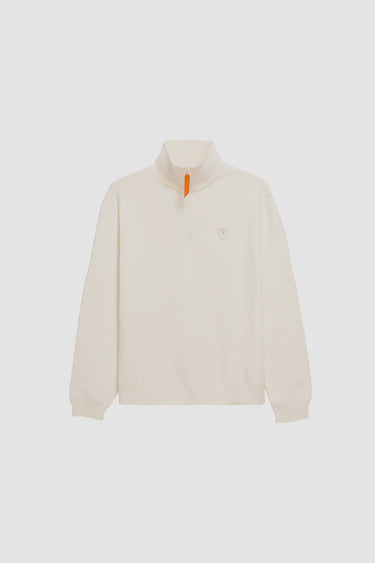 PULL MIXTE LEWIS PATCH CREME CREME
