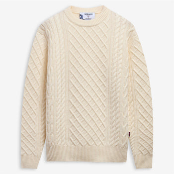 PULL MIXTE FLEMISH IRISH ÉCRU ÉCRU