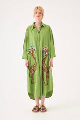 ROBE FEMME SAVANA VERT VERT