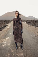 ROBE FEMME RASSANY ROAR MARRON MARRON