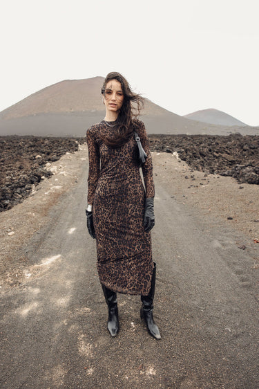 ROBE FEMME RASSANY ROAR MARRON MARRON
