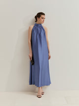 ROBE FEMME LP007151 563 BLEU 563 BLEU