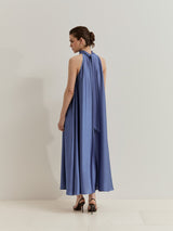 ROBE FEMME LP007151 563 BLEU 563 BLEU
