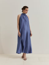 ROBE FEMME LP007151 563 BLEU 563 BLEU