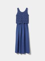 ROBE FEMME LP007357 563 BLEU 563 BLEU