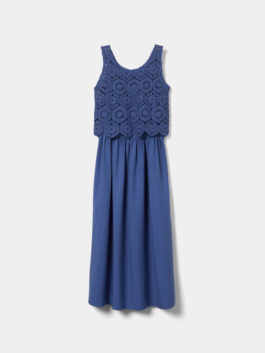 ROBE FEMME LP007357 563 BLEU 563 BLEU