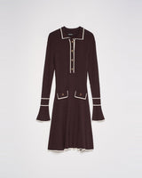 ROBE FEMME POLO MARRON MARRON