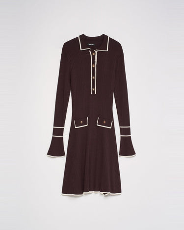 ROBE FEMME POLO MARRON MARRON