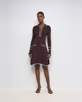 ROBE FEMME POLO MARRON MARRON