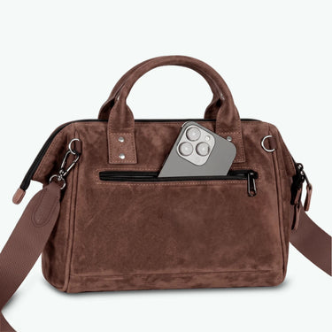 Sac bandoulière Cabaia Crossbody Medium Burlington marron foncé – vue 3
