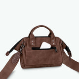 Sac bandoulière Cabaia Crossbody Small Burlington marron foncé – vue 3