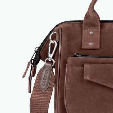 Sac bandoulière Cabaia Crossbody Medium Burlington marron foncé – vue 6