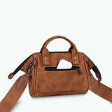 Sac bandoulière Cabaia Crossbody Small Winnipeg marron – vue 3
