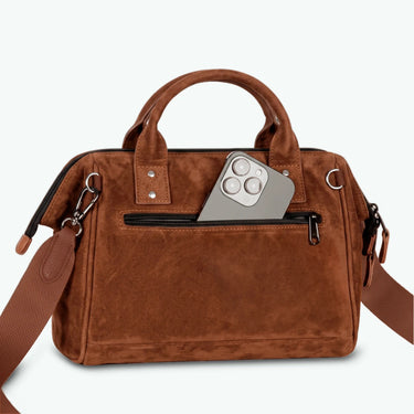 Sac bandoulière Cabaia Crossbody Medium Winnipeg marron – vue 3