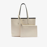 SAC SHOPPING LOGO ARGENT NOIR / BLANC NOIR / BLANC