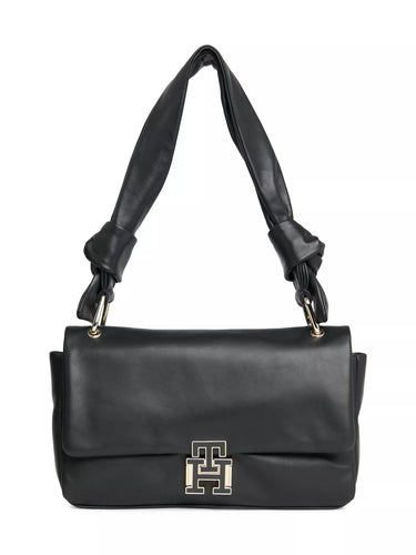 SAC PUSHLOCK LEATHER SHO NOIR NOIR