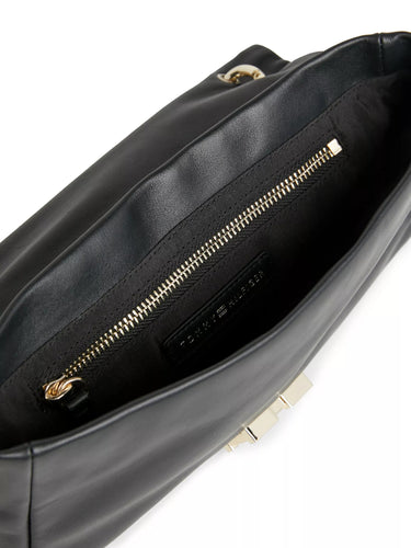 SAC PUSHLOCK LEATHER SHO NOIR NOIR