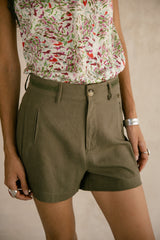 SHORT FEMME FLAVIE MARTINI OLIVE MARTINI OLIVE