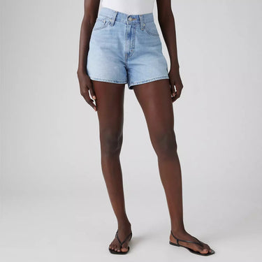 SHORT FEMME MOM '80 DENIM LT DENIM LT