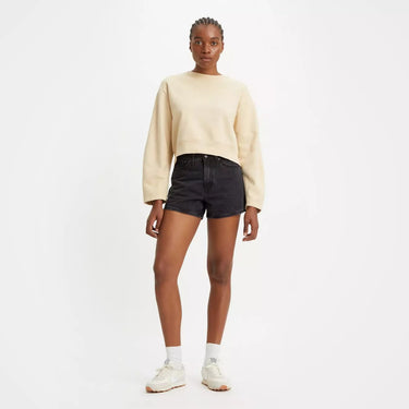 SHORT FEMME MOM '80 NOIR DELAVE NOIR DELAVE