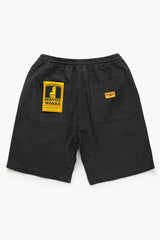 SHORT HOMME CANVAS CHEF NOIR NOIR