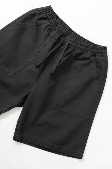 SHORT HOMME CANVAS CHEF NOIR NOIR