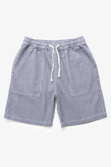 SHORT HOMME HICKORY CHEF BLANC BLEU BLANC BLEU