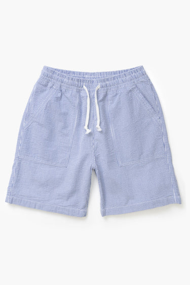 SHORT HOMME SEERSUCKER CHEF SHORTS NAVY STRIPE NAVY STRIPE