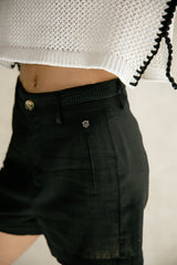 SHORTS FEMME FLAVIE BLACK BLACK