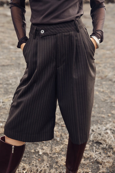 SHORTS FEMME STELLA RISTRETTO MARRON MARRON