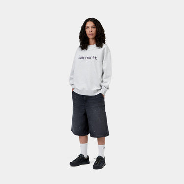 SWEAT FEMME CARHARTT GRIS GRIS