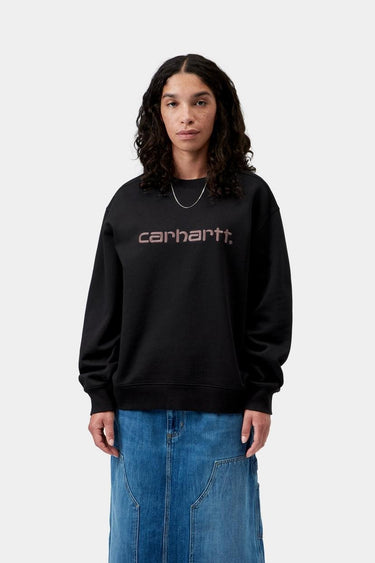 SWEAT FEMME CARHARTT NOIR NOIR