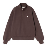 SWEAT FEMME CASEY HIGH NECK MARRON MARRON