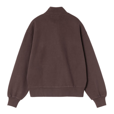 SWEAT FEMME CASEY HIGH NECK MARRON MARRON
