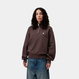 SWEAT FEMME CASEY HIGH NECK MARRON MARRON