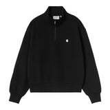 SWEAT FEMME CASEY HIGH NECK NOIR NOIR