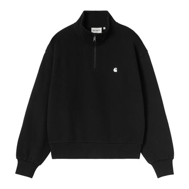 SWEAT FEMME CASEY HIGH NECK NOIR NOIR