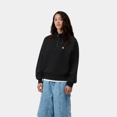 SWEAT FEMME CASEY HIGH NECK NOIR NOIR