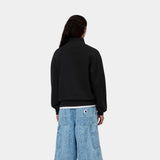 SWEAT FEMME CASEY HIGH NECK NOIR NOIR