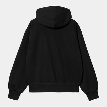 SWEAT FEMME ZIP CASEY HOODED NOIR NOIR