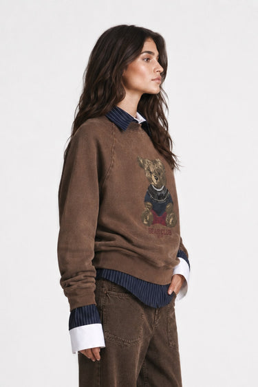 SWEAT FEMME BEAR CLUB CHOCOLAT CHOCOLAT