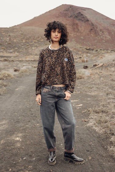 SWEAT FEMME SHIVANI ROAR MARRON MARRON