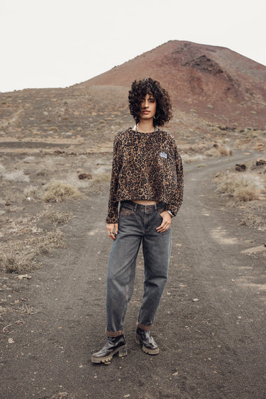SWEAT FEMME SHIVANI ROAR MARRON MARRON
