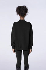 SWEAT FEMME ADRIANNA COLLEGE NOIR NOIR