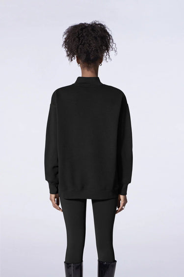 SWEAT FEMME ADRIANNA COLLEGE NOIR NOIR