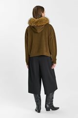 SWEAT FEMME CHEY KAKI KAKI