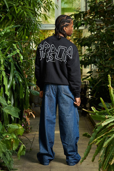 SWEAT HOMME ARBOR LOGO NOIR NOIR