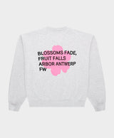 SWEAT HOMME PINK BLOSSOMS GRIS GRIS