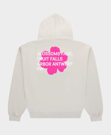 SWEAT HOMME PINK BLOSSOMS HOODED BEIGE BEIGE